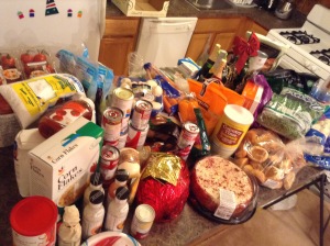 sean ingredients for christmas meals 2014